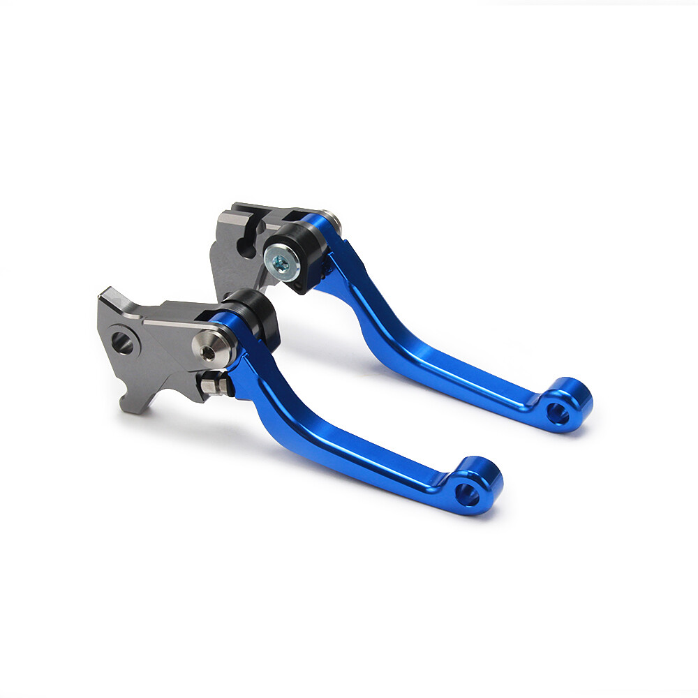 CNC Brake Clutch Levers Set For YZ85 WR250R WR250X TTR250 DT230LANZA XT250X Blue eBay