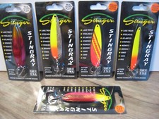5 Gibbs Delta 4.25" Stinger Stingray Spoons - Trolling Fishing Lure - Lot #18