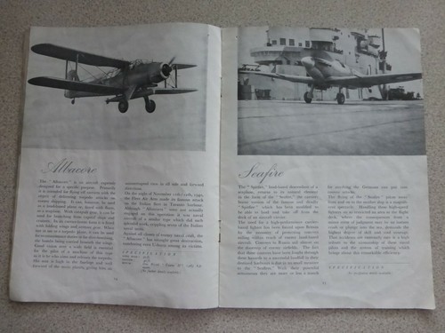 These Names Make Victories WW2 Booklet describing planes used by the RAF & Navy - Picture 10 of 12