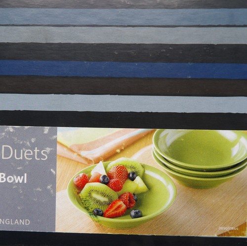 Juego de 4 fruteros pequeños Duets Green by Denby nuevos - Imagen 22 de 22