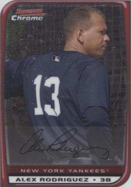 2008 Bowman Chrome - Alex Rodriguez #96 - 1 of 1