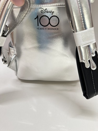 Disney Parks 100th Anniversary Minnie Mouse Loungefly Mini Backpack and Ears - Picture 7 of 14