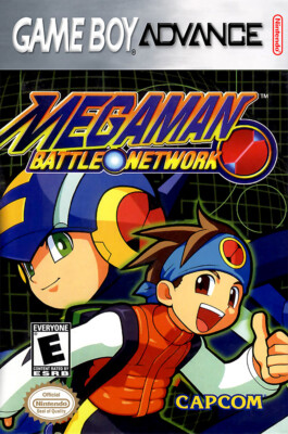Mega Man Battle Network BOX ART Nintendo GBA POSTER MADE IN USA