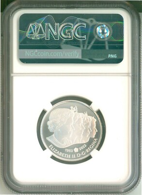 2022 Canada S$5 QEII Queen Elizabeth II Portrait NGC PF70 Matte W