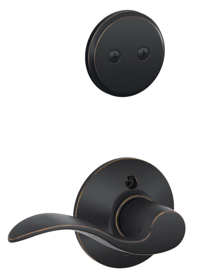 Schlage F94-ACC-RH Accent Right Handed One-Sided Dummy Interior - Bronze