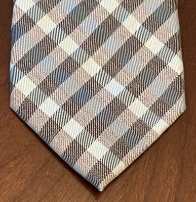 J.ferrar Green 65% Polyester 18% Silk 16% Rayon Men s Neck Tie Made In China