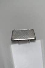 Etui Briefmarken, Fotos, Lebensmittelmarken 835 Silber Art D&eacute;co Hammerschlag