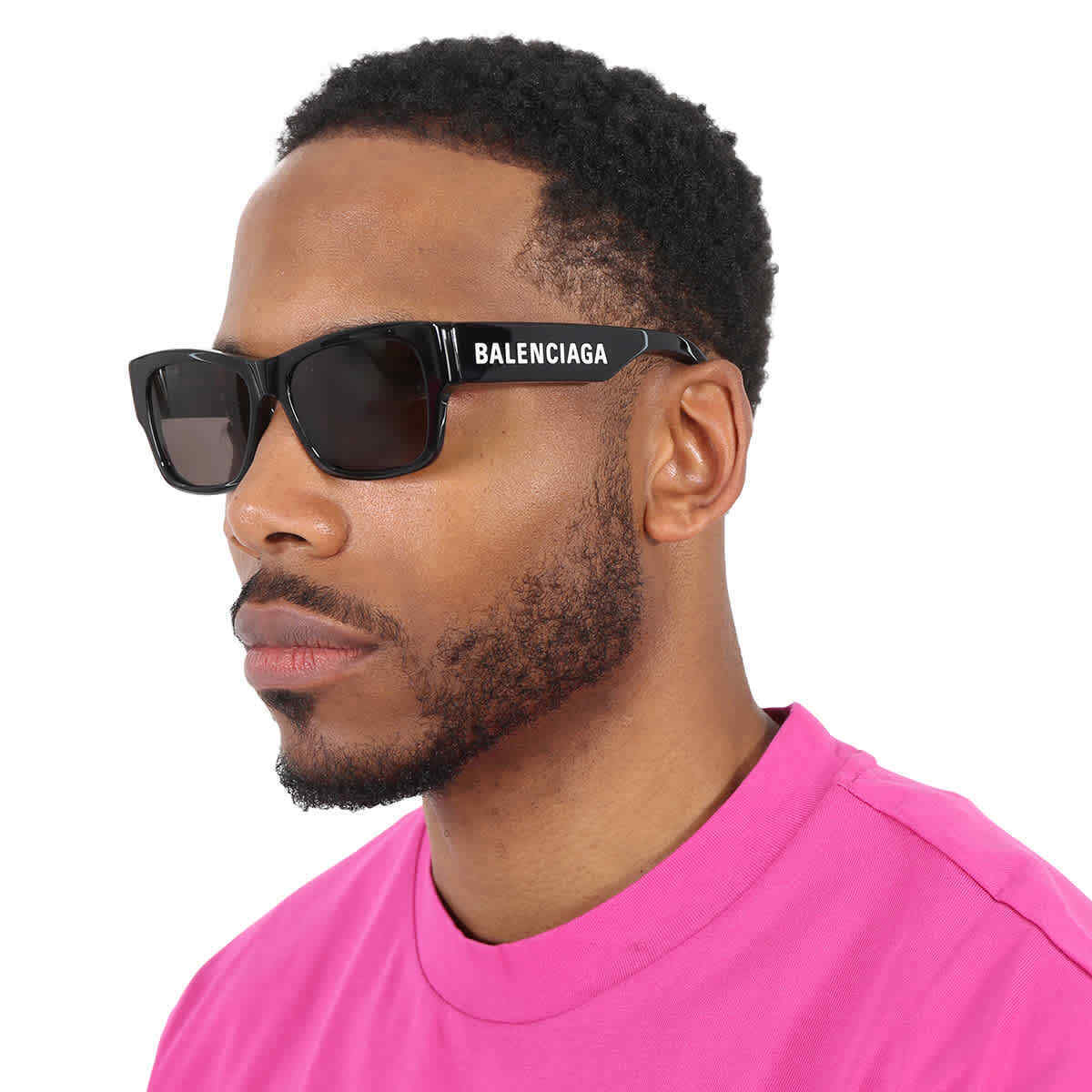 Balenciaga Grey Square Unisex Sunglasses BB0262SA 001 56 Balenciaga Grey Square Unisex Sunglasses BB0262SA 001 56