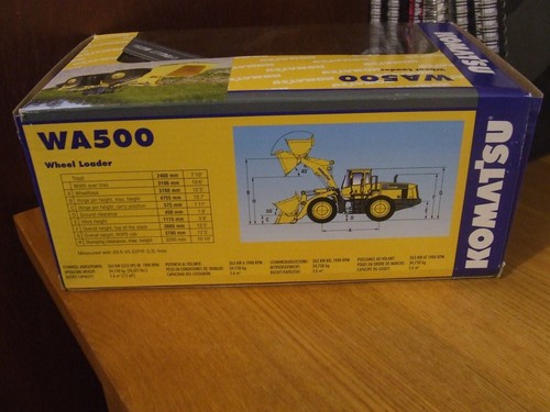 First Gear 50-3262 Komatsu WA500 Wheeled Loader, 1:50, BNIB - Foto 6 di 6
