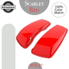 Scarlet Red Normal Stretched Saddlebag Lids Fits Harley Touring FLTRXS 2014+