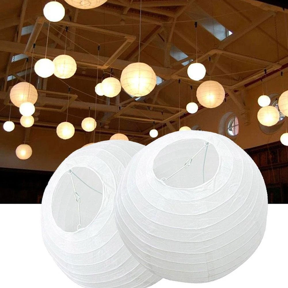 25 30CM PAPER LAMPSHADE CEILING LIGHT PENDANT LAMP LANTERN SHADE