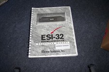 Manuale uso emu ESI 32