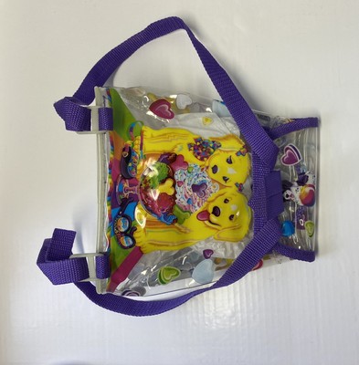 Vintage Lisa Frank Clear Vinyl Backpack Glow in the Dark Casey & Caymus 90s Vintage Lisa Frank Clear Vinyl Backpack Glow in the Dark  main image 3