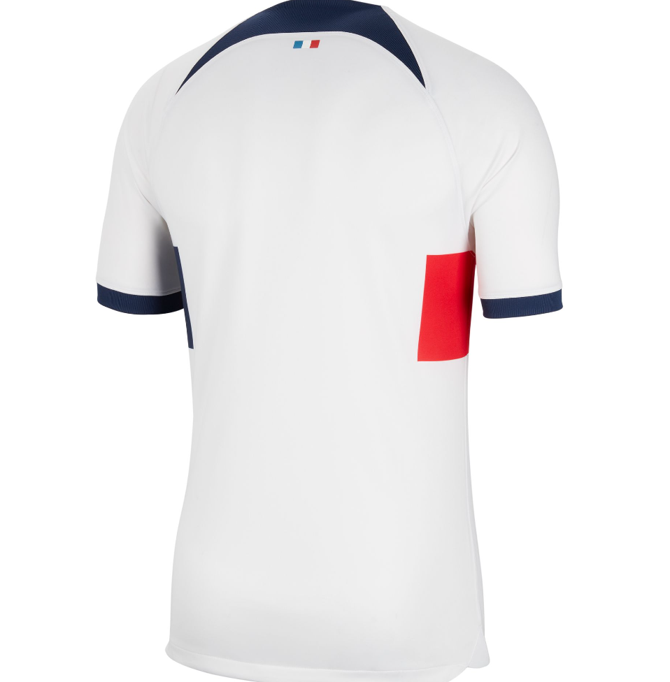 Nike Men's PSG 2023/24 Stadium Away Dri-FIT Soccer Jersey White