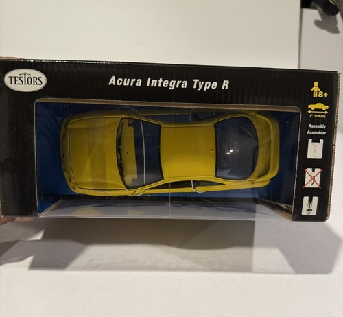 1:24 Acura Honda Integra Type R Testors easy builders silver series kit rare htf - Picture 6 of 7