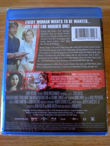 Serial Mom - US Blu-ray - Neu & Sealed - Scream Factory Collector's Edition - Bild 2 von 3
