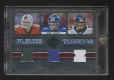 2004 LEAF LIMITED JEREMY SHOCKEY TRIPLE GAME JERSEY /50 COLLEGE-PR0-PRO *U* GMEN