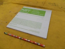 LEXAN CLEAR POLYCARBONATE SHEET glazing plastic flat stock 1/4" x 8" x 8"