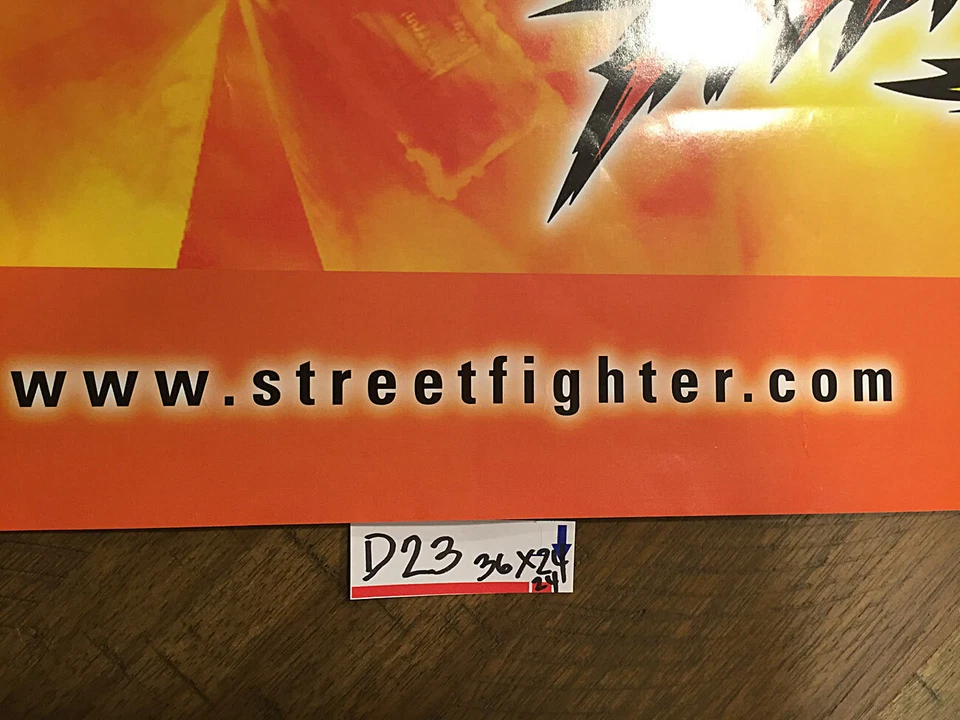 Street Fighter IV 24×36 Original Video Game Poster SIGNED by Yoshinori Ono [D23] - Image 4 of 4