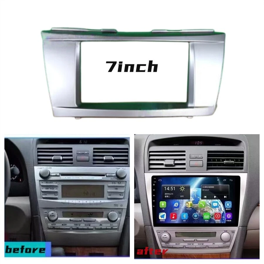 For Toyota Camry 2006 2011 Car Stereo Radio Fascia Dash Plate