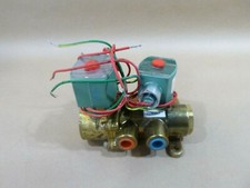 New Asco 8344G50 Pilot Operated 4-Way Dual Solenoid Valve, 10-300 Psi, 120 Volt