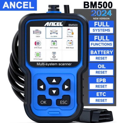 ANCEL BM500 Profi Fit für BMW KFZ Auto Scanner OBD2 Diagnosegerät All System ABS