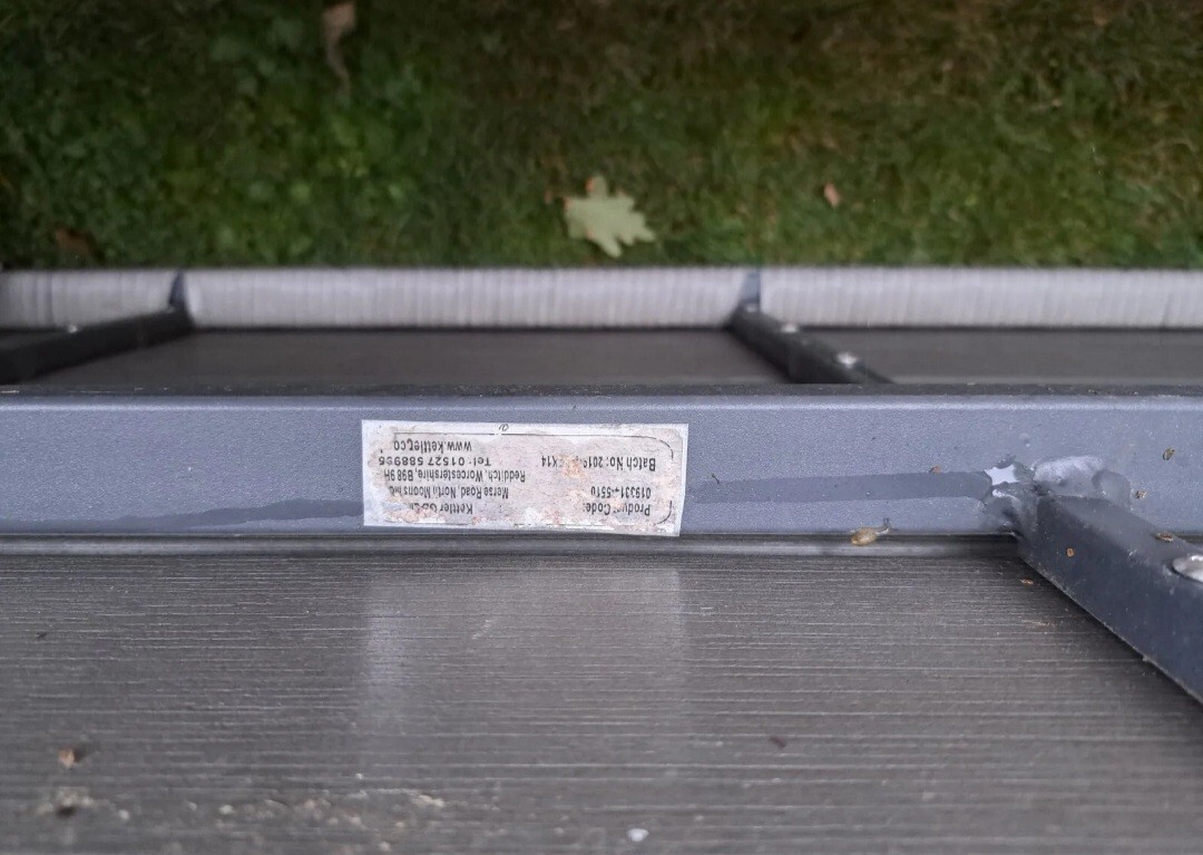 Kettler Palma slat top rattan garden table eBay