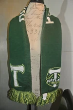 Portland Timbers ACRYLIC RuffNeck Scarves EUC MLS Soccer Green Gold NO PITY PDX 