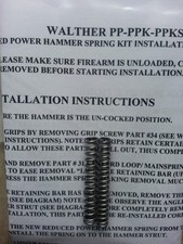 WALTHER PPK PPKS REDUCED TRIGGER PULL KIT Made in USA *