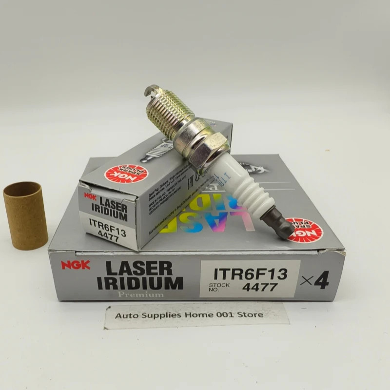 4Pcs NGK ITR6F13 4477 Spark Plug For Ford Mondeo 2004-2007 2.0 L Mazda CX-9 3.7L
