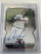 2023 Bowman Chrome Mega Box Autographs Chase Delauter Mojo Auto Rookie RC