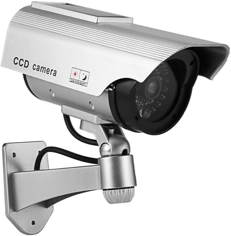 BW Dummy Camera - Bullet Dummy Fake Security CCTV Solar Powered Camera Simulati