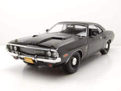 Dodge Challenger R/T 426 HEMI 1970 Noir Black Ghost 1:18 Greenlight - Photo 1/4