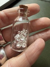 10g 999 Fine Silver Shot Casting Grain Jewellery Making Collect Stack Glass Vial 77.76 per troy oz