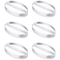 "6Pcs Klare AcrylstäNder FüR Kartenhalter 50X30Mm Mit 1/8\" Schlitz"