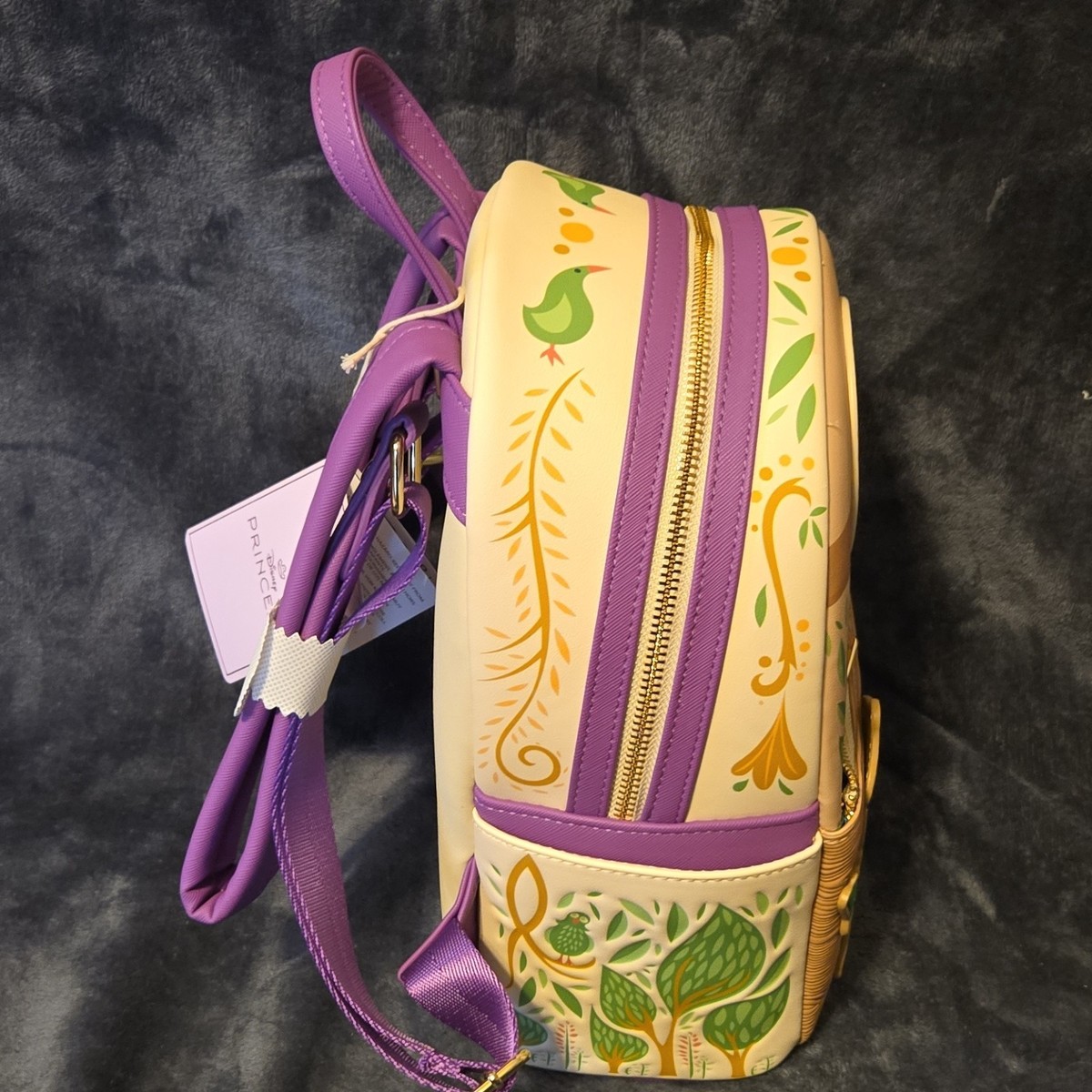 Disney Loungefly Tangled Pascal Sewing Mini Backpack Pastel Purple Cream Disney Store Pascal Loungefly Pastel Collection main image 2