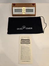 Dueltimer Duel Timer Champion Tournament Chess Walnut Wood