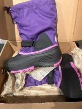 Kamik Footwear Kids Waterbug Insulated Snow Boot, Purple, Kid Size 6 NEW