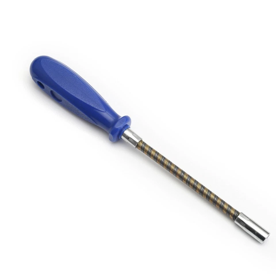 Socket Screwdriver 7mm Hexagon Bendable Flexible For Fastening Screws Manual - Image 2 of 4