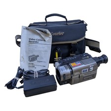 Sony Handycam Vision CCD-TRV46 Camcorder Silver Hi8 NightShot Bundle