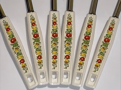 6 Vintage Kitchen Decor Spice Of Life Utensils Made Japan Lot Nice Rare Design
