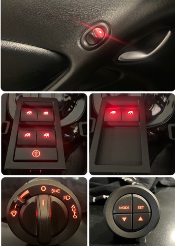 HOLDEN HSV VY VZ WL WK CUSTOM RED LED SWITCH PACK