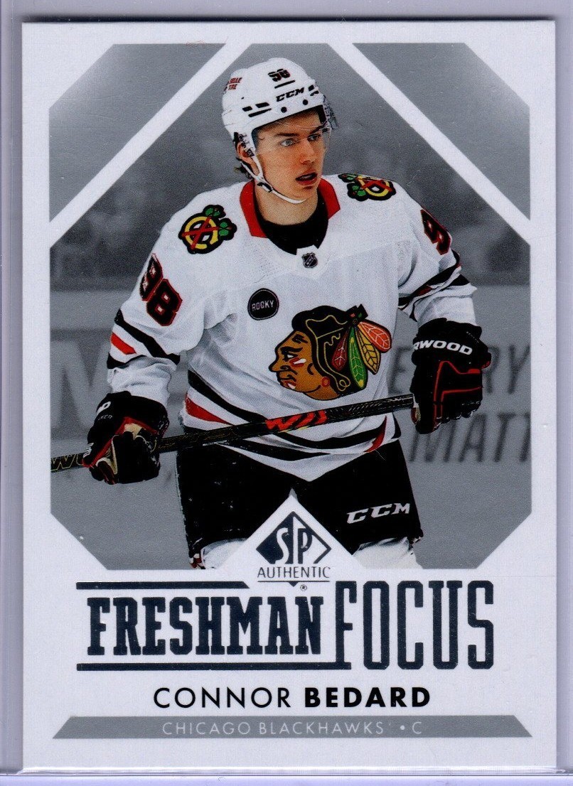 2023-24 Upper Deck SP Authentic Connor Bedard Freshman Focus Card # FF-1