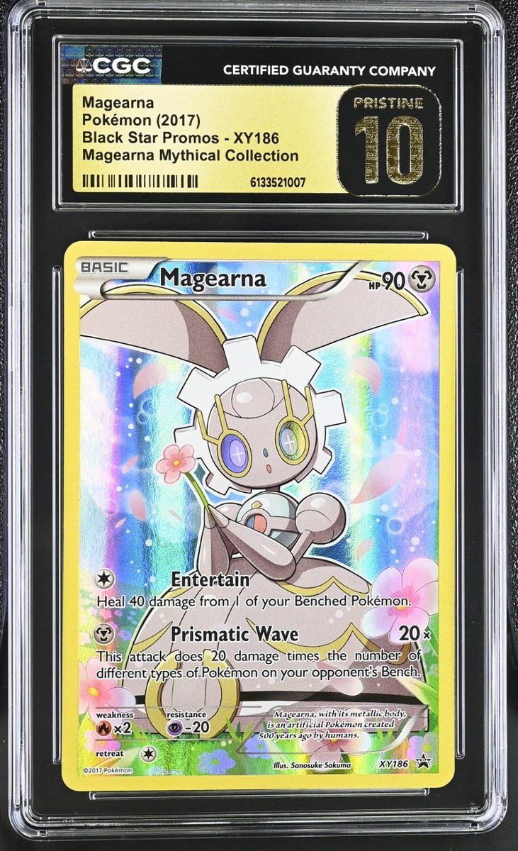 Pokemon Magearna XY186 Mythical Collection Black Star Promo - CGC