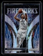 2021-22 Panini Prizm Fireworks Hyper Donovan Mitchell Utah Jazz #10