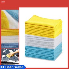 Microfiber Cleaning Cloths 24 Pack 16x12 Inches Ultra Absorbent Lint Free