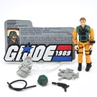 Gi Joe 1989 Scoop 100% Complete w/ File Card Includes Mic ARAH Vintage