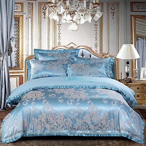 GAOXUE Bedding Quilt Case Single Double ，Jacquard double bed bedding set,