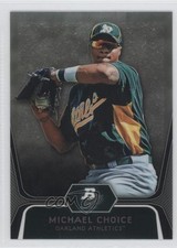 2012 Bowman Platinum Prospects Refractor Michael Choice #BPP8 fm0
