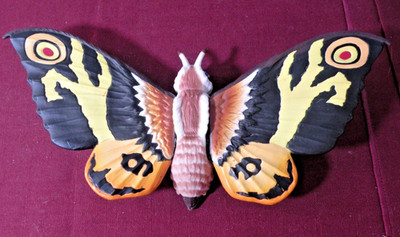 Toho Bandai 2004 Movie Monster Series Godzilla Mothra Vinyl Figure